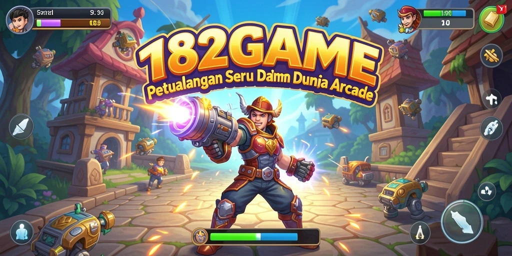 Gameplay seru dan menantang dalam 182GAME yang penuh warna.