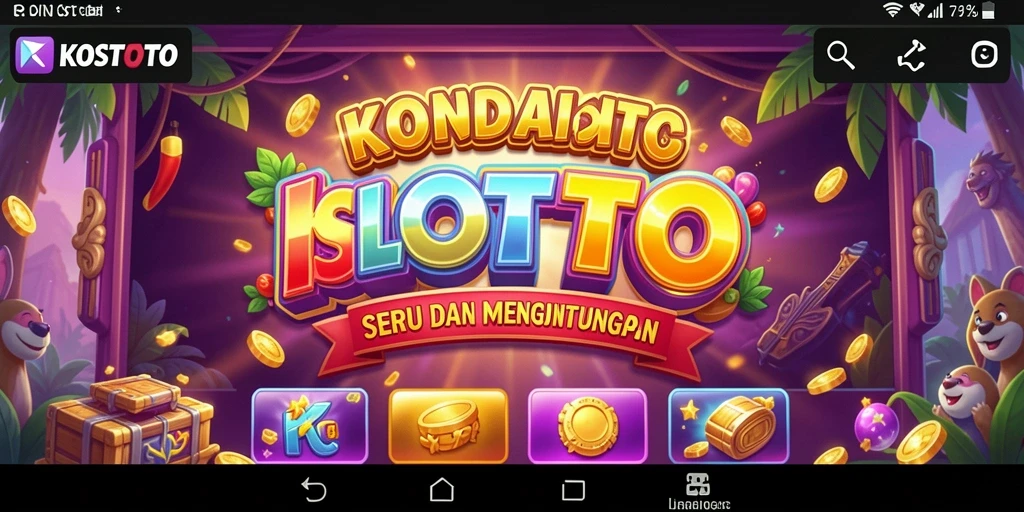 Gameplay menarik di KOSTOTO dengan beragam tema Slot.
