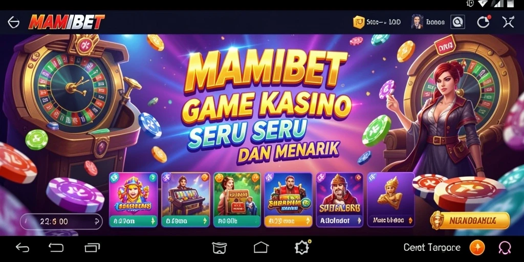Screenshot gameplay MAMIBET yang menampilkan keseruan permainan Kasino.