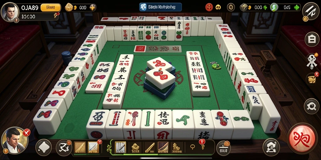 Screenshot gameplay OJA89 menunjukkan suasana kompetitif yang seru.