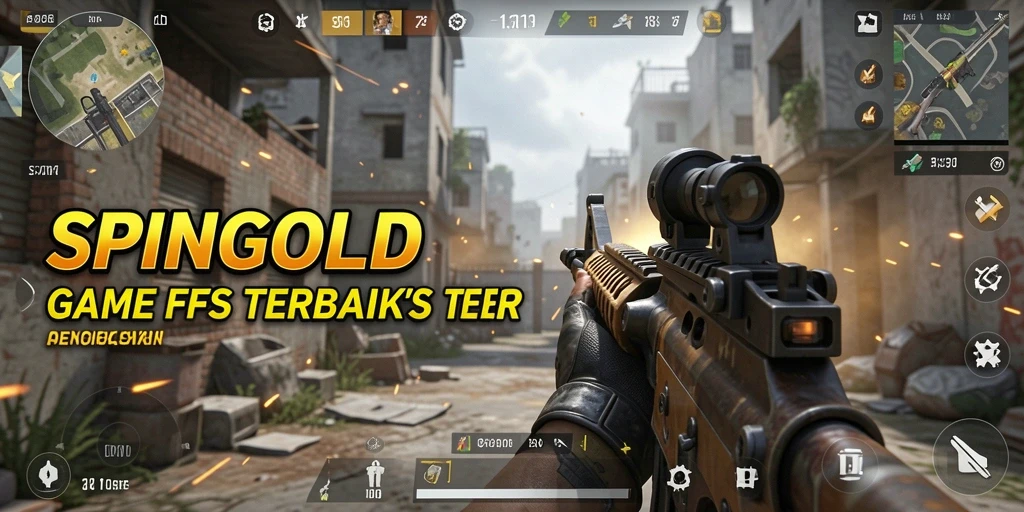 Tangkapan layar SPINGOLD menunjukkan aksi mendebarkan dalam permainan FPS.